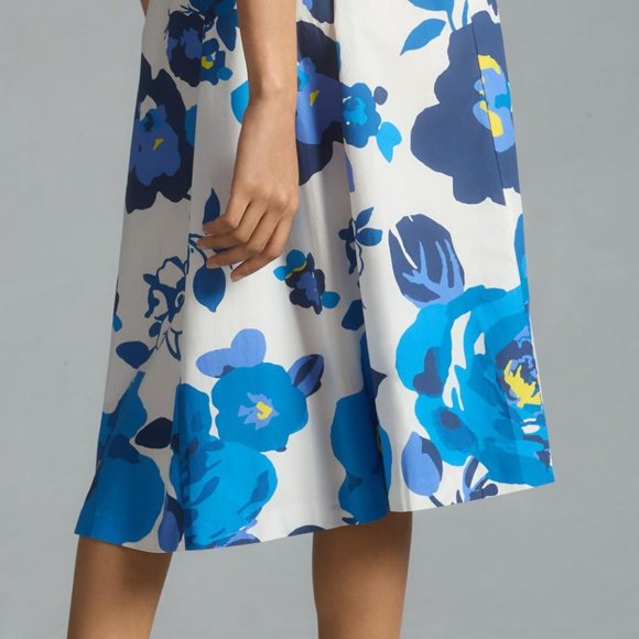 New Women's Plenty by Tracy Reese Off-The-Shoulder Puff-Sleeve Smocked Dress - Picture 8 of 9